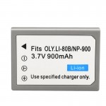 Battery  For Olympus Li-80B T-100 T-110 X-36 X-960 