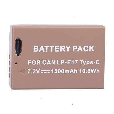Battery for Canon LP-E17 - 1500mAh with USB Charging Port 200D Mark II 250D 750D
