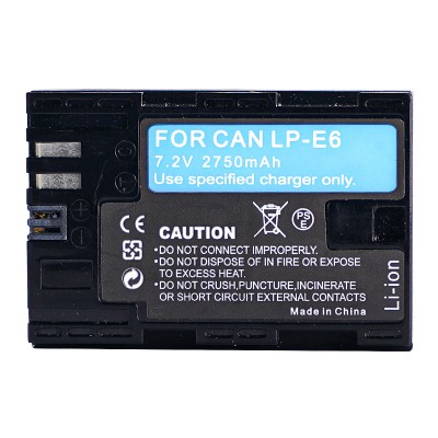 LP-E6 LP-E6N Battery  For Canon EOS 5DS 7D 6D Mark III 60D 90D 80D