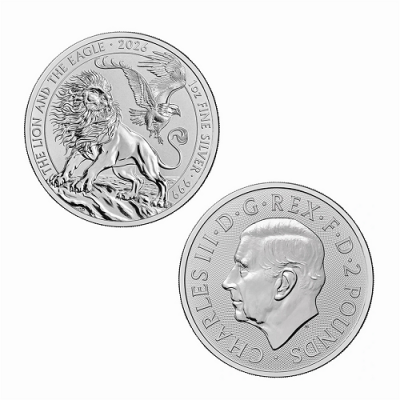 2026 1 oz British Silver The Lion and The Eagle Collectible Coin