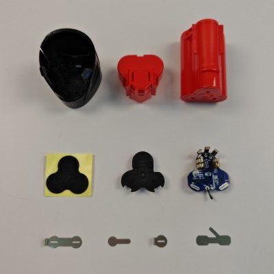 Battery Plastic Case Top Shell Cover For MILWAUKEE 12V Tool Battery M12 3.0AH 3cell 18650 model