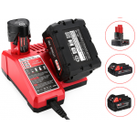 Rapid Charger For Milwaukee M12 M18 12V 18V M12-18C 48-11-1850 Li-ion Battery