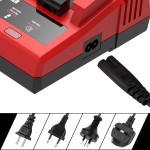 12V 18V Rapid Charger For Milwaukee For M12 For M18 48-11-1860 Dual Battery 