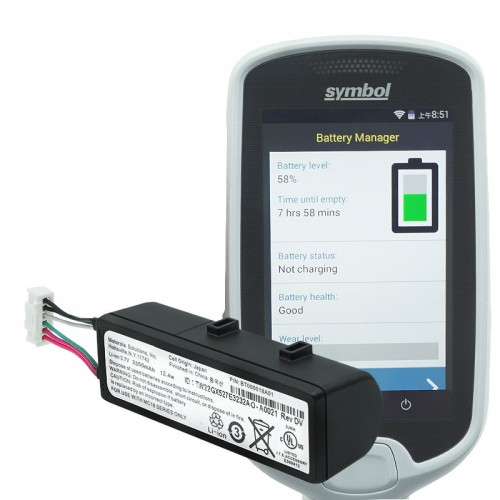 Battery for Zebra MC18N0 MC18 3.7V 3350mAh