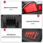 18V 12Ah Li-ion Battery for Milwaukee M18 48-11-1828 48-11-1850 48-11-1860 1852