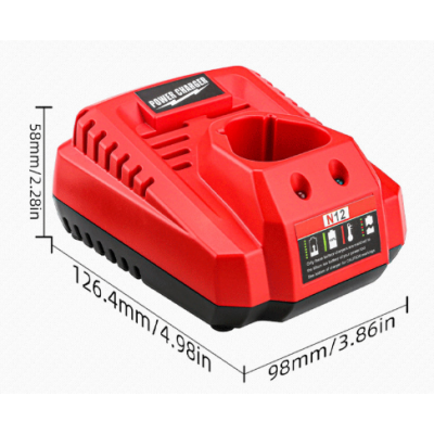 Rapid Charger for Milwaukee M12 C12C 12V Li-ion battery XC 48-11-2401 2402 2411
