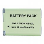 NB-12L 1910mAh Battery for Canon PowerShot N100 G1 X Mark II / LEGRIA mini X PowerPlanetUK