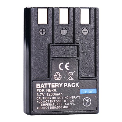 NB-3L Battery for Canon IXUS 700 750 i5 PowerShot SD10 SD100 SD110 SD20 SD500
