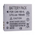 NB-4L Battery for Canon IXUS 110 115 117 120 130 220 230 255 30 40 50 55 SD200
