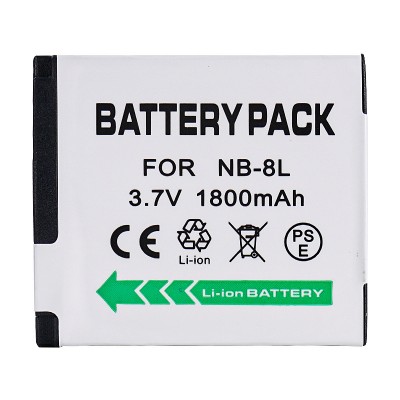 NB-8L Battery for Canon Powershot A2200 A3000 A3100 A3150 A3200 A3300 A3350 IS