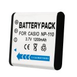 New NP-110 Battery for Casio EXILIM EX-ZR15 EX-ZR10 EX-FC200S EX-ZR20 EX-Z230
