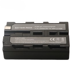 NP-F550 PREMIUM 7.2v / 2200mAh Battery for Sony NP-F330 NP-F530 NP-F550 NP-F570