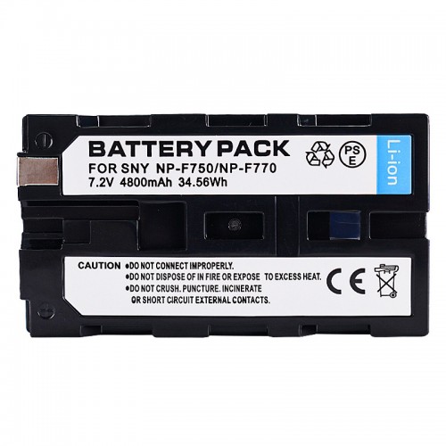 Li-ion Rechargeable Battery 4800mAh Replacement For Sony NP-F770 /NP-F750