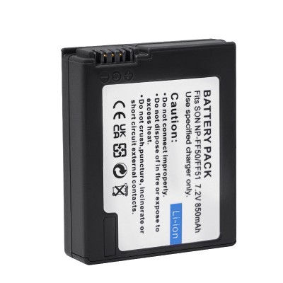 Battery for Sony NP-FF51 NP-FF50 850mAh