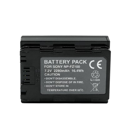For Sony NP-FZ100 Battery for ILCE-9 A9 A7RM3 A7R3 A7RIII 2280mah Cameras
