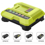 Fast Battery Charger for Ryobi 36V 40V Li-ion BPL3626 BPL3626D OP401 OP4050A