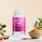 Rosabella Capsules Organic Beet Root Powder Supports Blood Pressure 60Ct 1300mg.