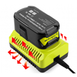 P117 Fast Charger For Ryobi One+ Plus P108 Rb18l50 Li-ion Battery 12V/18V P107
