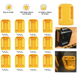 Power Battery Mount Hanger Shelf Storage Holder for Dewalt 18V 20V 54V 60V