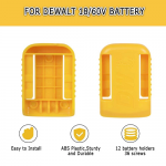 Power Battery Mount Hanger Shelf Storage Holder for Dewalt 18V 20V 54V 60V
