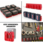 Battery Holder for Milwaukee M18 18V Batteries Wall Mount Battery Storage