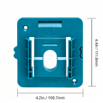 Tools Holders for Makita Cordless Storage Wall Mount Holder W/Screws 18V