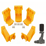 Tool Mount Hanger Dock Battery Holder for Dewalt 20V For DCB203 DCB206 Plastic