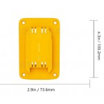 Power Battery Mount Hanger Shelf Storage Holder for Dewalt 12V 20V