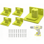 Power Tool Mounts Storage Holder Rack For Ryobi M18 18V Battery Power