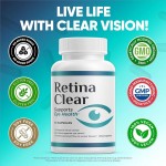 Retina Clear Vision Support Supplement – Eye Health Formula with Lutein, Zeaxant