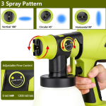 Cordless High Pressure Spray Gun Airless Paint Sprayer For Ryobi 18V Battery NEW