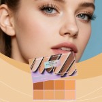 Medium Color Soft Matte Cream Concealer 8-Shade Fade Palette 