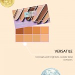 Medium Color Soft Matte Cream Concealer 8-Shade Fade Palette 