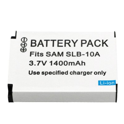 SLB-10A Battery for Samsung ES55 EX2F PL50 WB710 WB720 WB750 WB800F WB1100F
