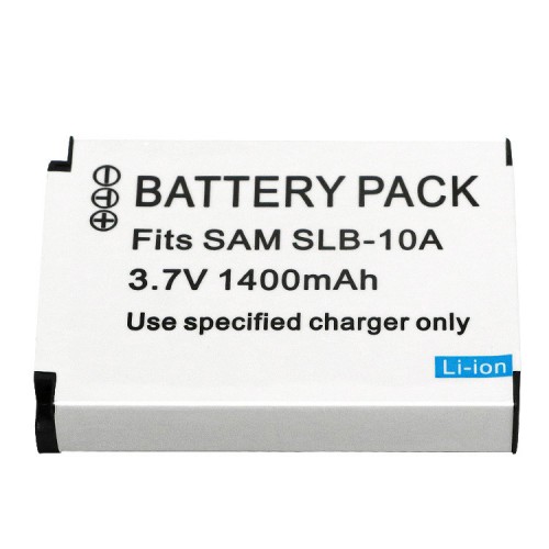 SLB-10A Battery for Samsung ES55 EX2F PL50 WB710 WB720 WB750 WB800F WB1100F