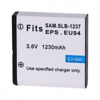 SLB-1237 SLB1237 Battery For Samsung Digimax L55 L55W L85
