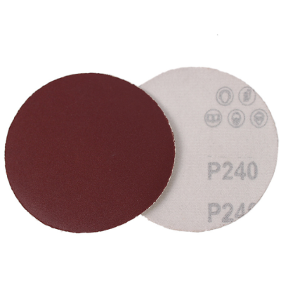 Flock Sandpaper Hook Loop Wet & Dry 4 Inch Sanding Disc 1500-2000 Grit For Polish