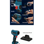 Cordless Vacuum for Dewalt 18V Battery 3-Speeds Handheld Electric Vacuum Cleaner