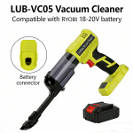 Cordless Vacuum for Ryobi 18V Battery 3-Speeds Handheld Electric Vacuum Cleaner