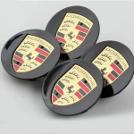 4PCS Porsche Wheel Centre Hub Caps 76MM New Sealed Free Shipping