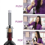 Vacuum Kitchen Tool Bottle Opener Cork Remover Air Pump Pressure Red Wine NEW
