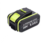 6.0Ah Li-ion Battery for Worx WA3551 WA3551.1 WA3553.2 WX386 WX390