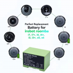 Battery For iRobot Roomba e5 e6 i1 i2 i3 i4 i5 i6 i7+ i8 j5+ J6+ J7 J8 -gb