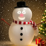 Talking Animated Blink Snowman an animated blinking Snowman UK