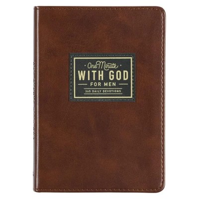 2026 New One Minute with God for Men 365 Devotions Brown Study Guide Book